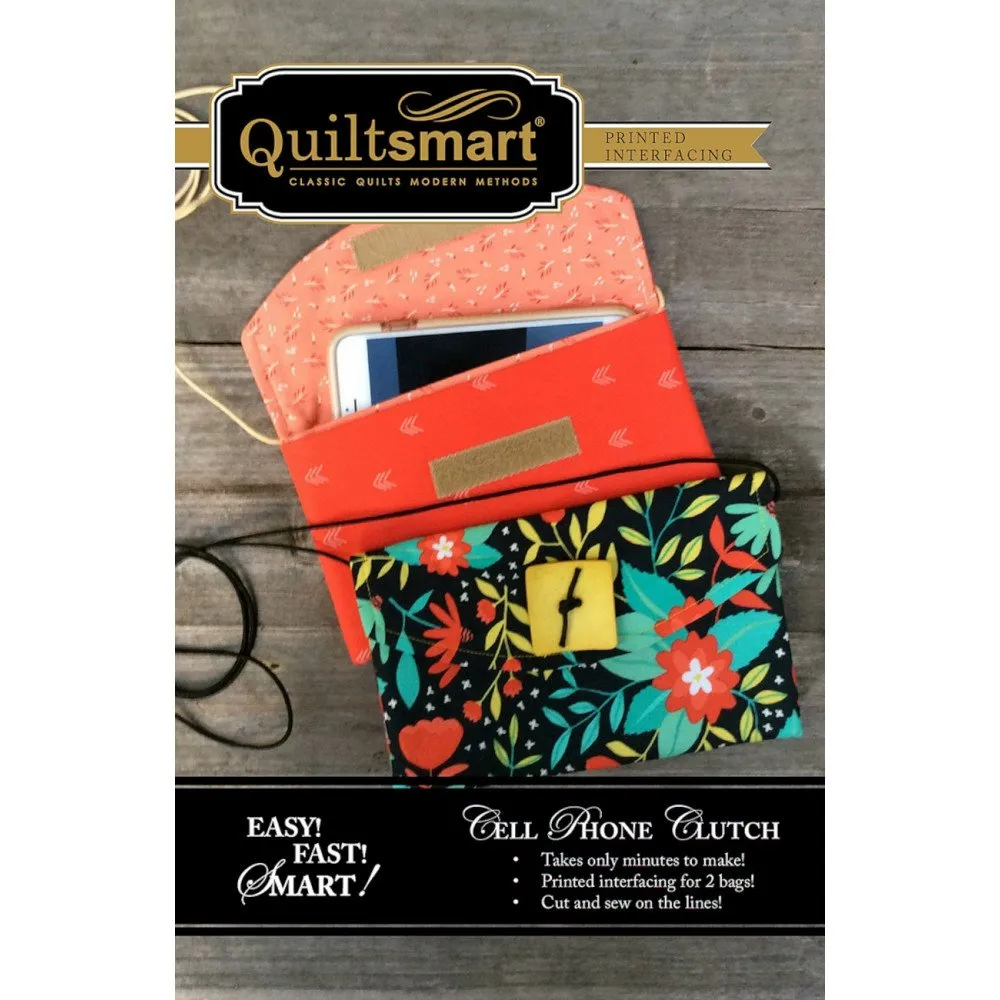 Quiltsmart Cell Phone Clutch Pattern Kit