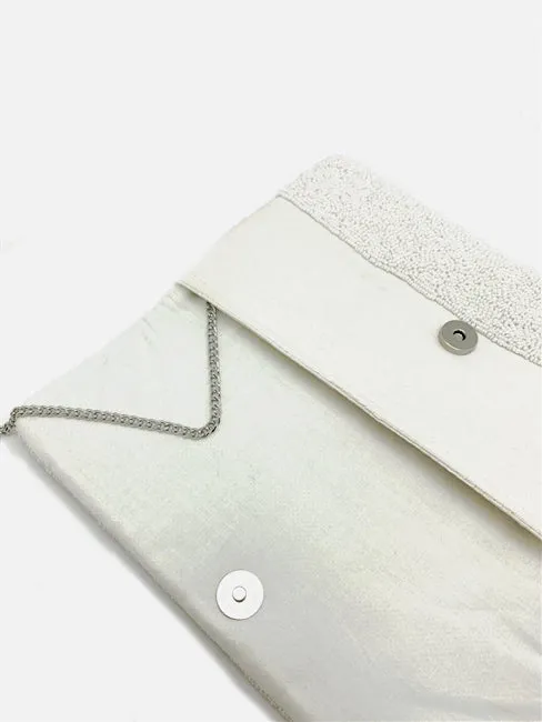 Rainbow Glass Beaded Clutch