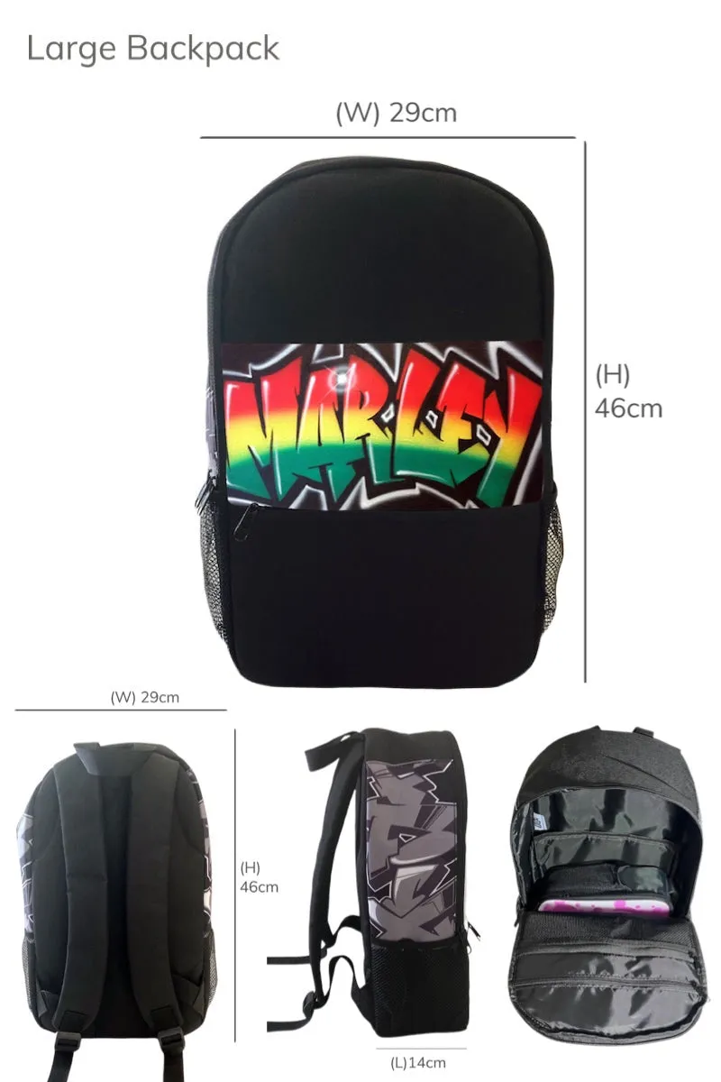 Rasta Combo (19) 1x TruckerCap, 1x Backpack, 1x Lunchbox