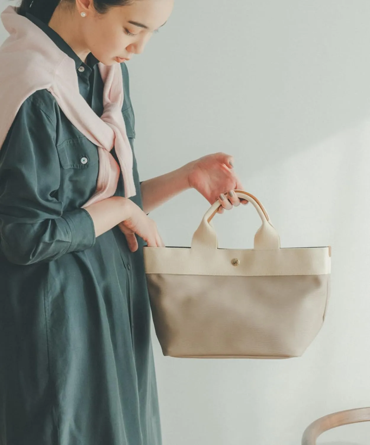 Ripple Neo Leather Mini Tote Bag