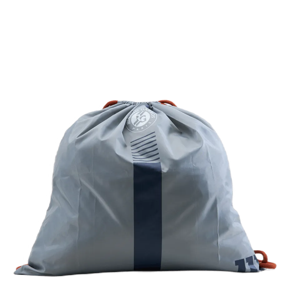 Roland Garros Cinch Bag Grey/navy/clay