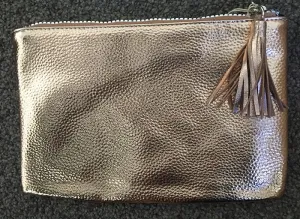 Rose Gold Tassel Clutch