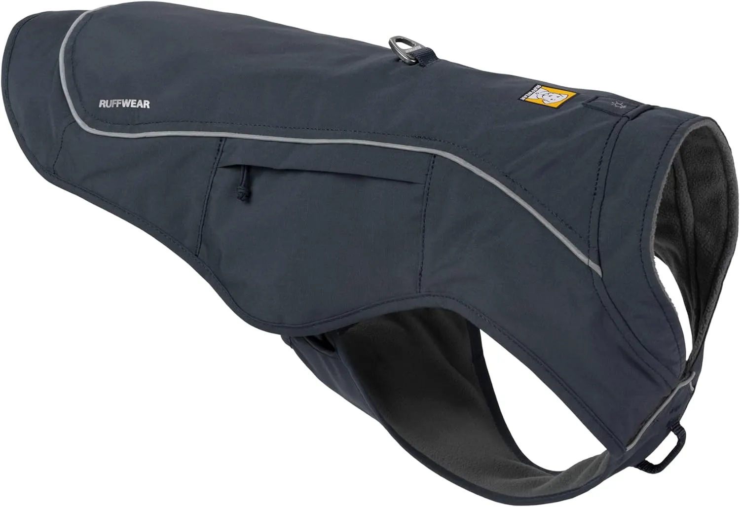 Ruffwear, Overcoat Fuse Jacket Harness Combo for Dogs, Basalt Gray, Small