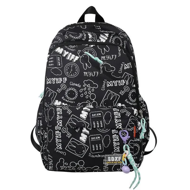 Sac à dos graffiti pour écolier