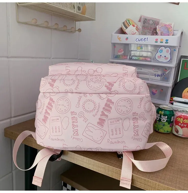 Sac à dos graffiti pour écolier