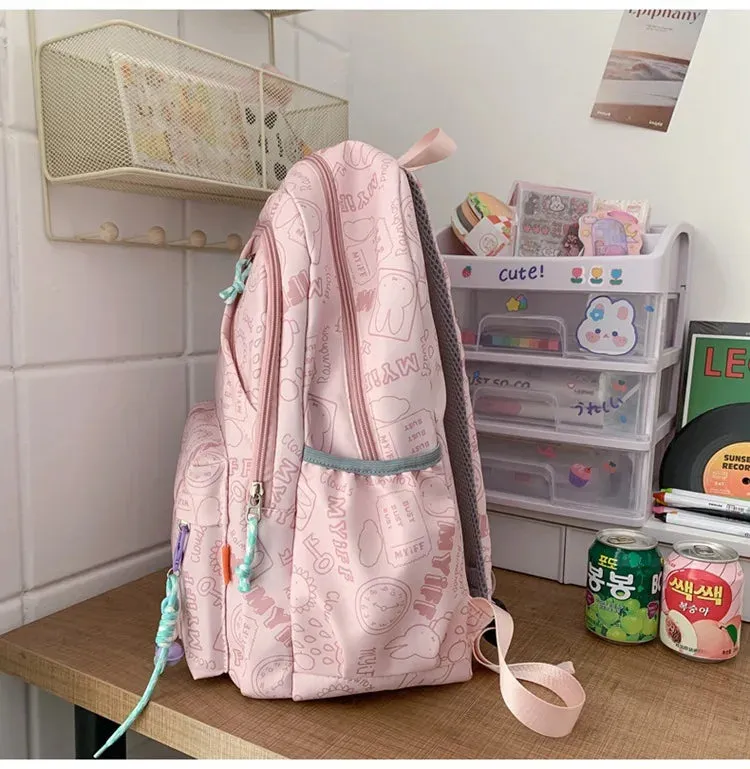 Sac à dos graffiti pour écolier