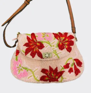 Sample: Pink floral crossbody