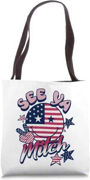 SeeYa Mitch Funny Political Senate Senator Print Tote Bag