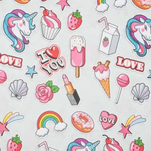 Sheeting Poly Cotton Unicorns 240cm