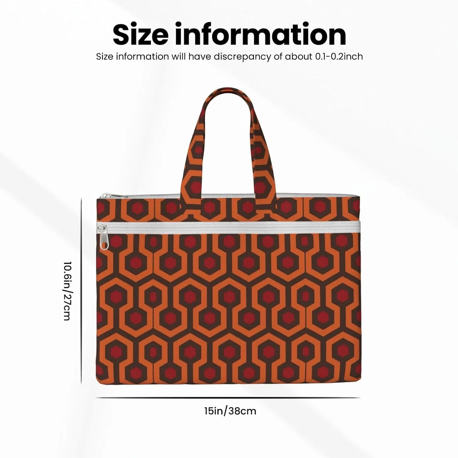 Shining Overlook Print Canvas Tote File Bag Suitable For Studying, Traveling, Traveling, Commuting, Etc.