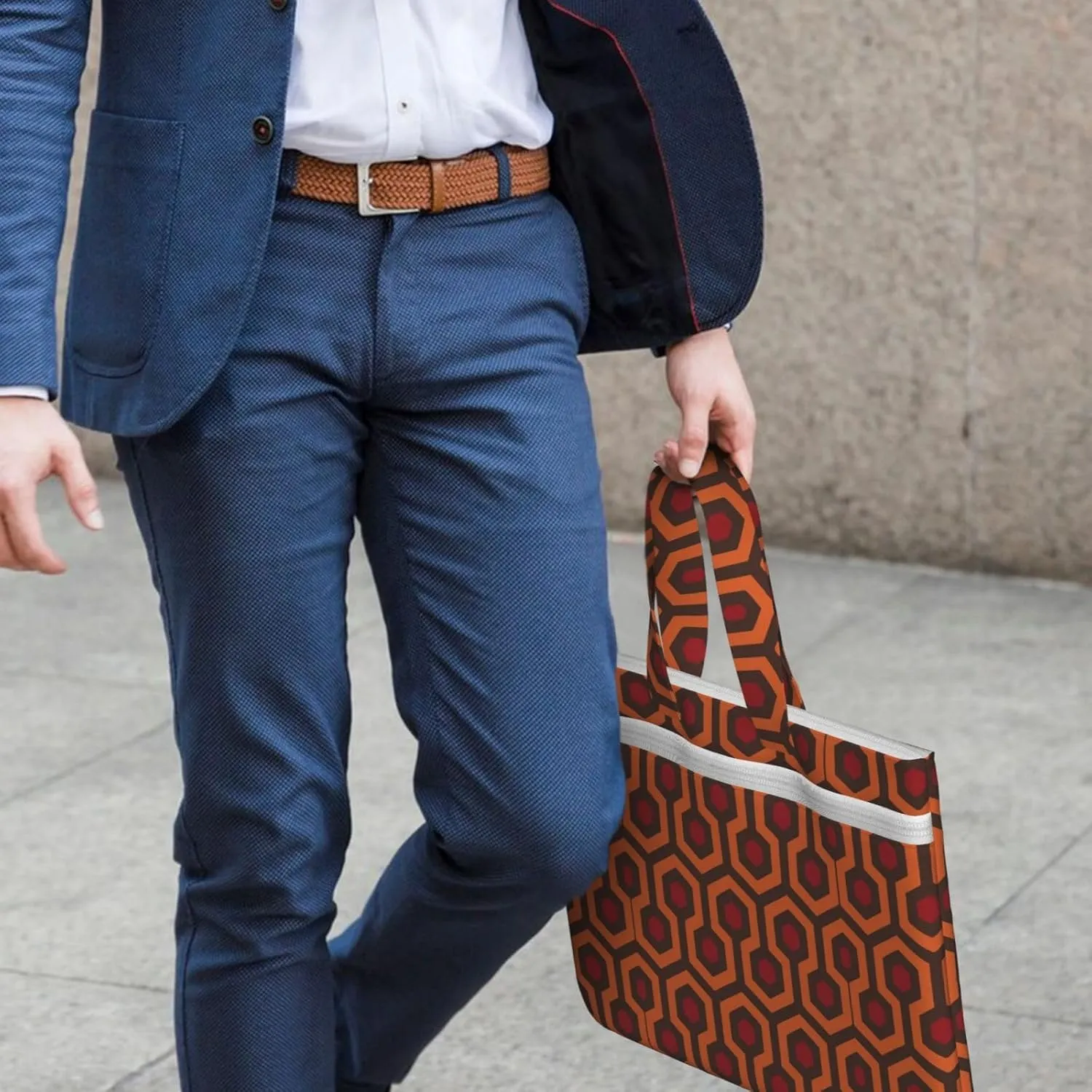 Shining Overlook Print Canvas Tote File Bag Suitable For Studying, Traveling, Traveling, Commuting, Etc.