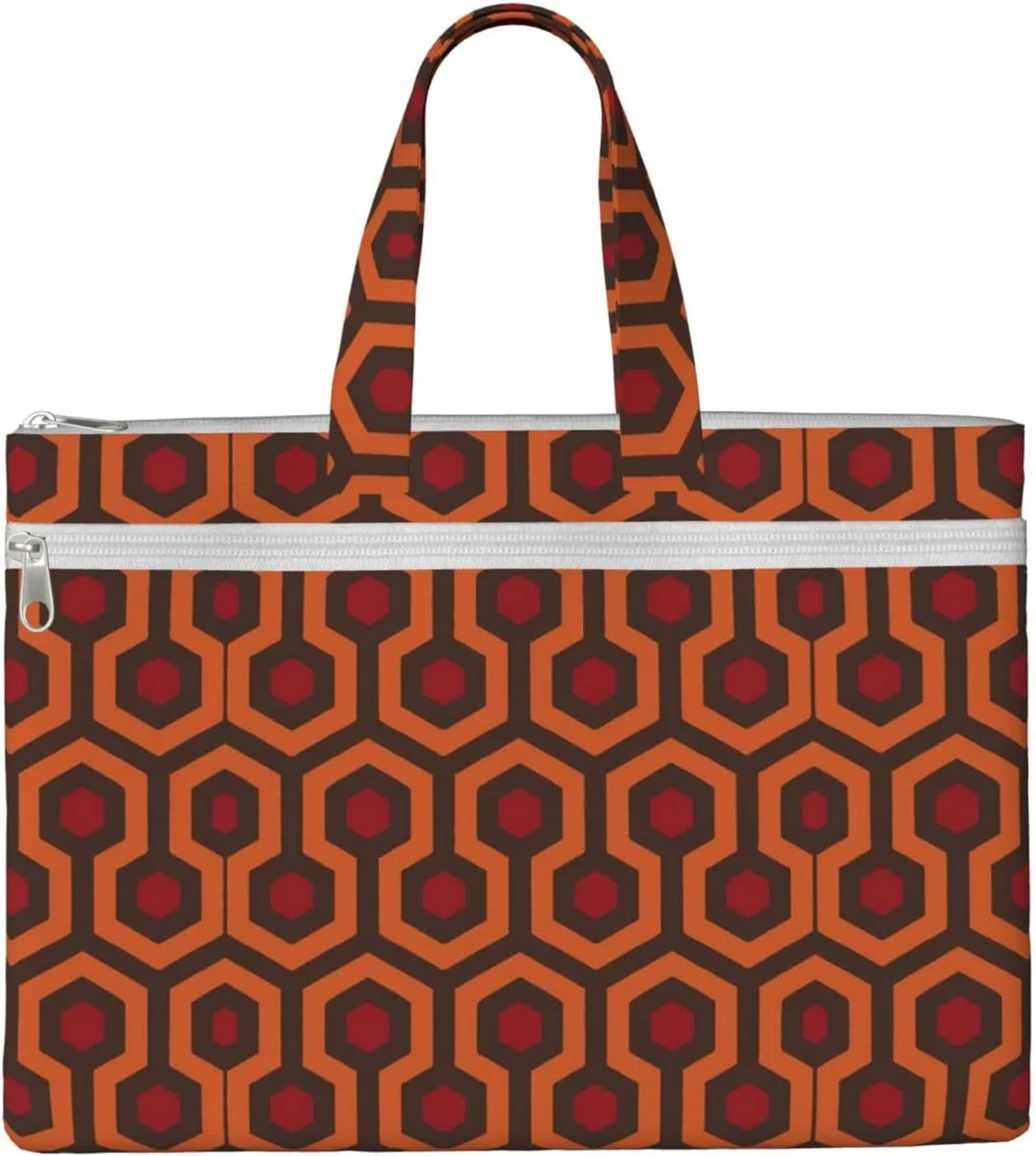 Shining Overlook Print Canvas Tote File Bag Suitable For Studying, Traveling, Traveling, Commuting, Etc.