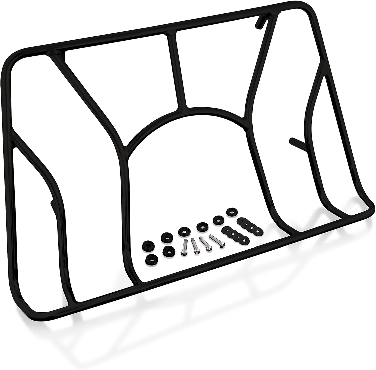 Show Chrome Accessories 41-155BK Satin Black Trunk Rack (Can Am Spyder RT 2010-19)