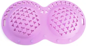 Silicone Bra Washing Bag，Mesh Underwear Laundry Bags, Suitable for all Cup Sizes bra,Sports Bras, Swimsuits, Socks & Silk, Anti Deformation Lingerie Bag for Washer/Dryer Machines (purple)