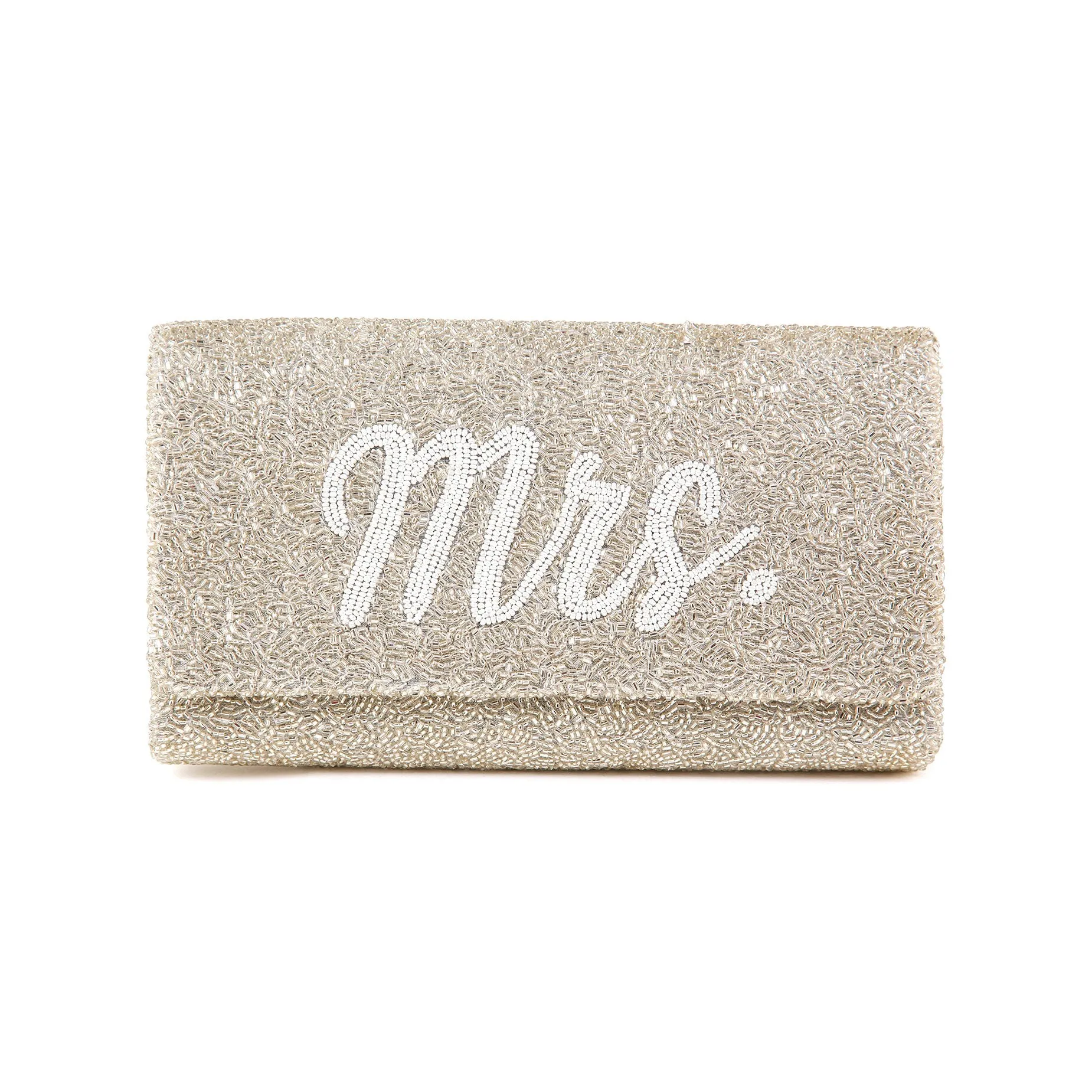 Silver with White Monogram