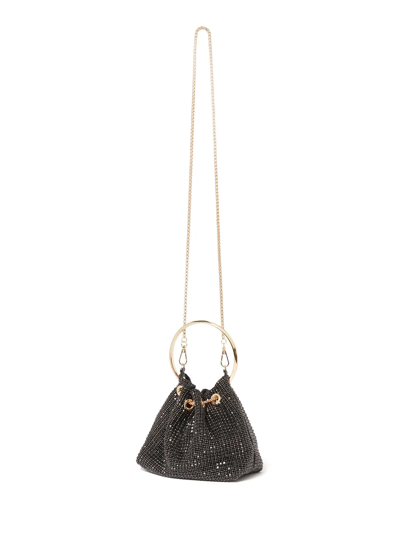 Skylah Sparkle Metal Handle Bag