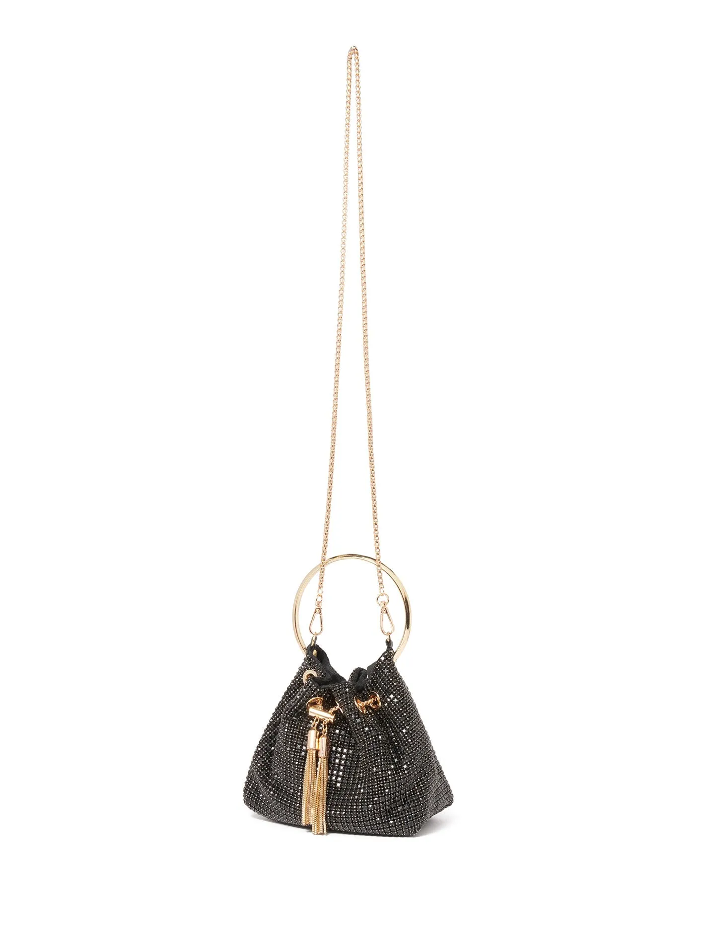 Skylah Sparkle Metal Handle Bag