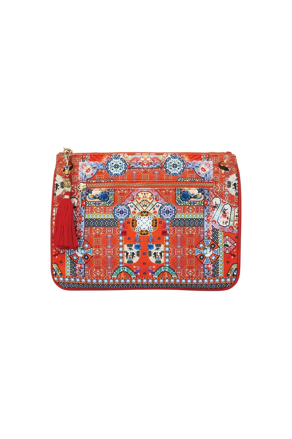 SMALL CANVAS CLUTCH FOUND IN TRANSLATION