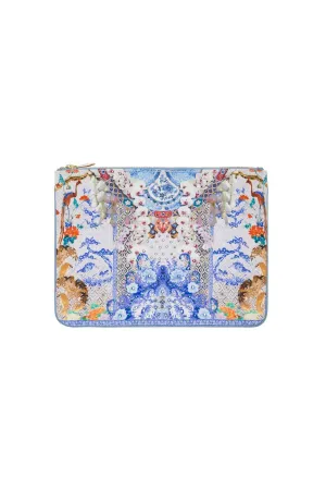 SMALL CANVAS CLUTCH GEISHA GATEWAYS