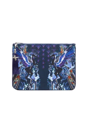 SMALL CANVAS CLUTCH MARE MYSTIQUE