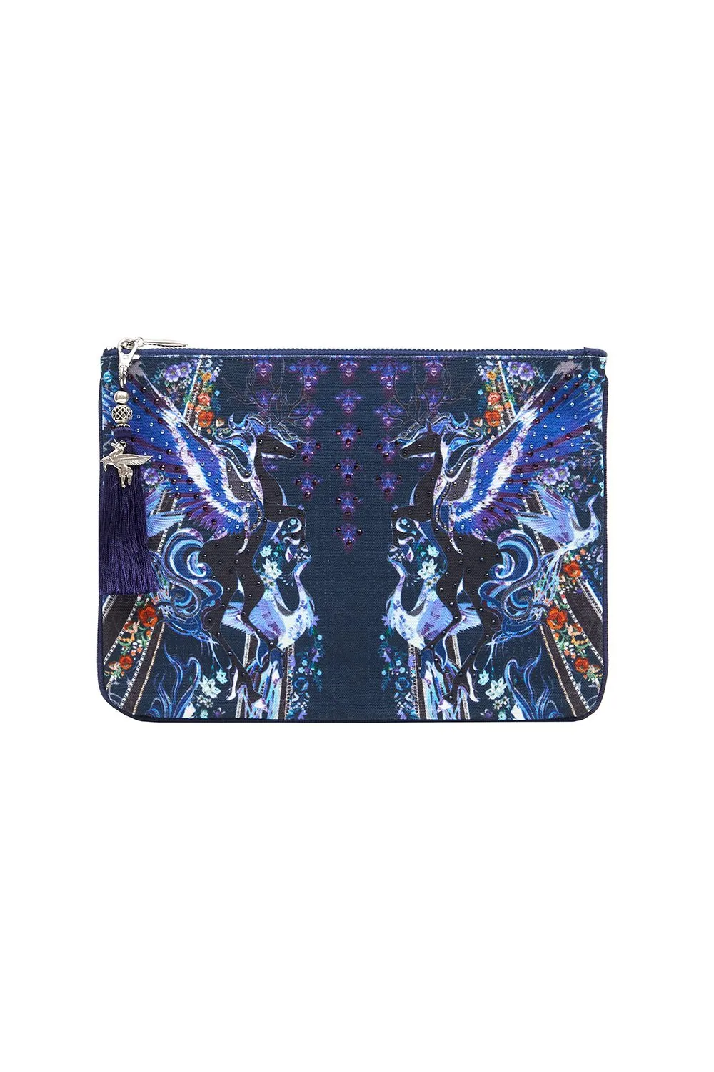 SMALL CANVAS CLUTCH MARE MYSTIQUE