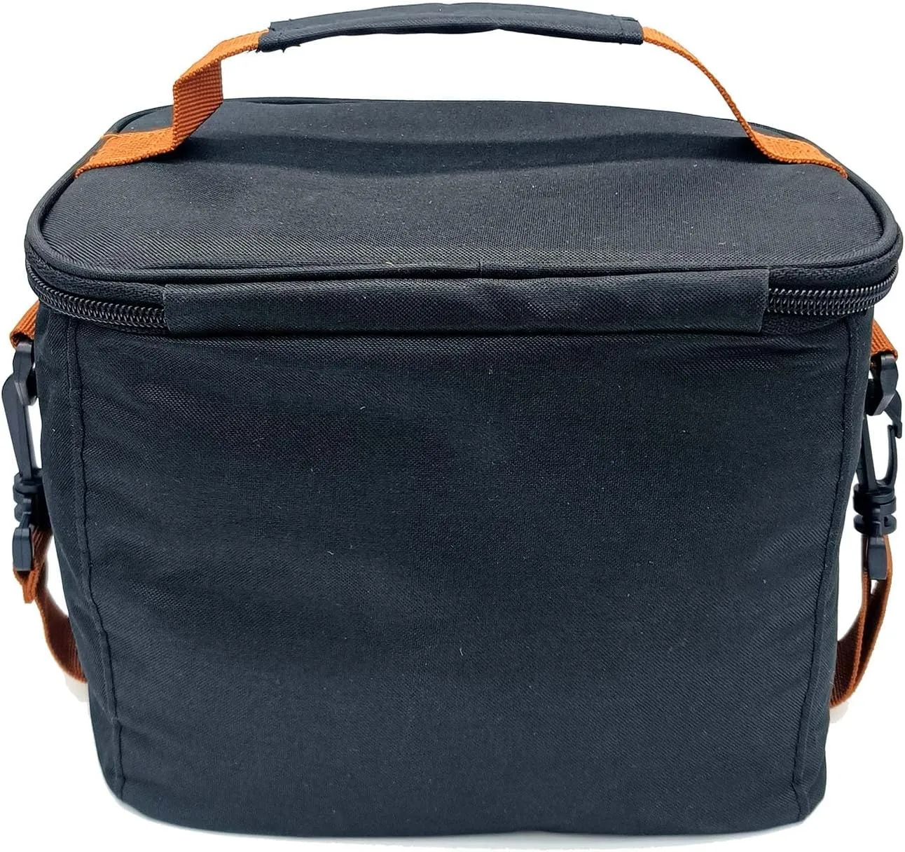 SMALL COLOR Personalized Lunch Cooler Box Bag Custom Insulated Tote Bag With Print Logo/Text/Photo (Single layer black)