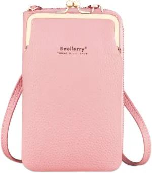 Small Crossbody Phone Bag for Women Lightweight PU Leather Phone Wallet Purse with Shoulder Strap&Card Slots