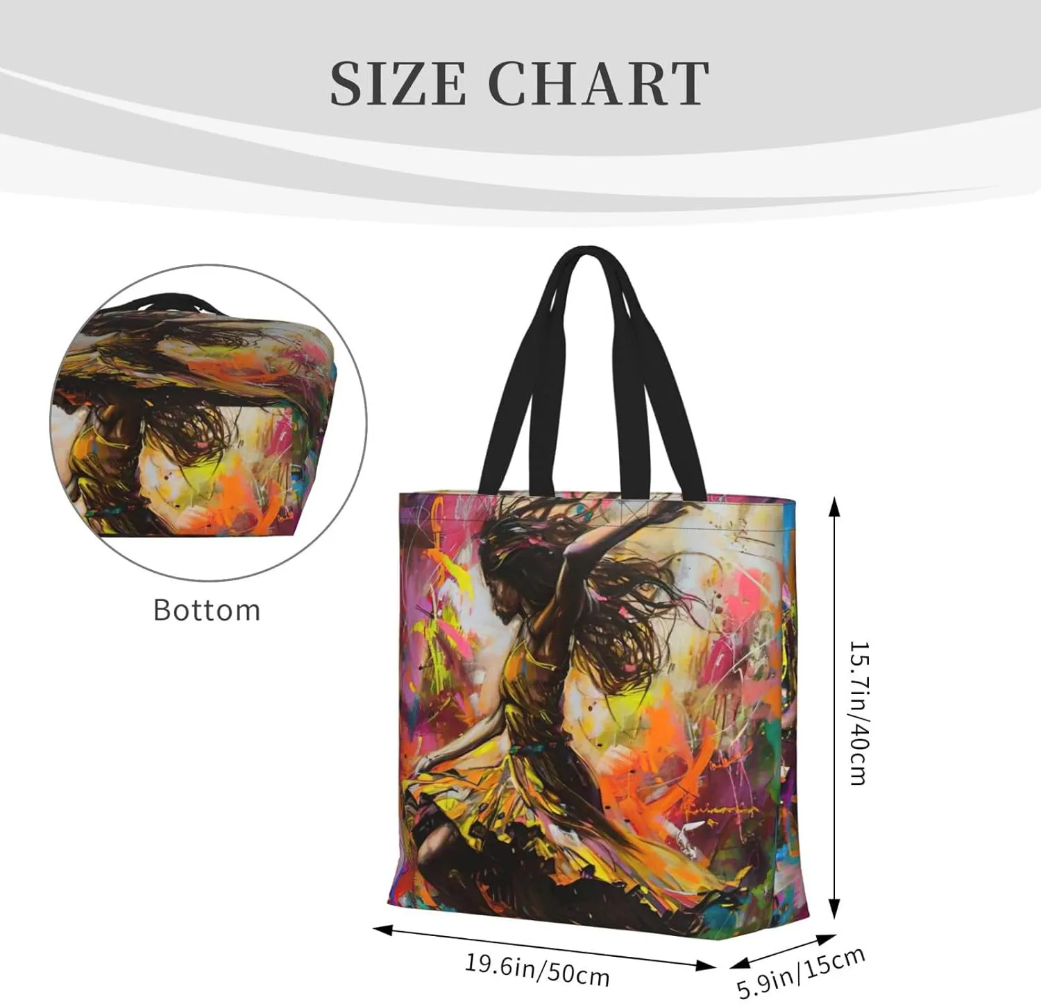 Small Rainbow Print Tote Bags Reusable Grocery Bag Shoulde Bag Handbag For Office Shopping Travel Women Casual Work