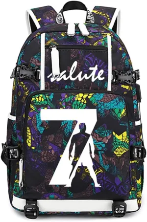 Soccer Player 7 Luminous Multifunction Backpack Travel Football Fans Bag For Men Women (Style 3)