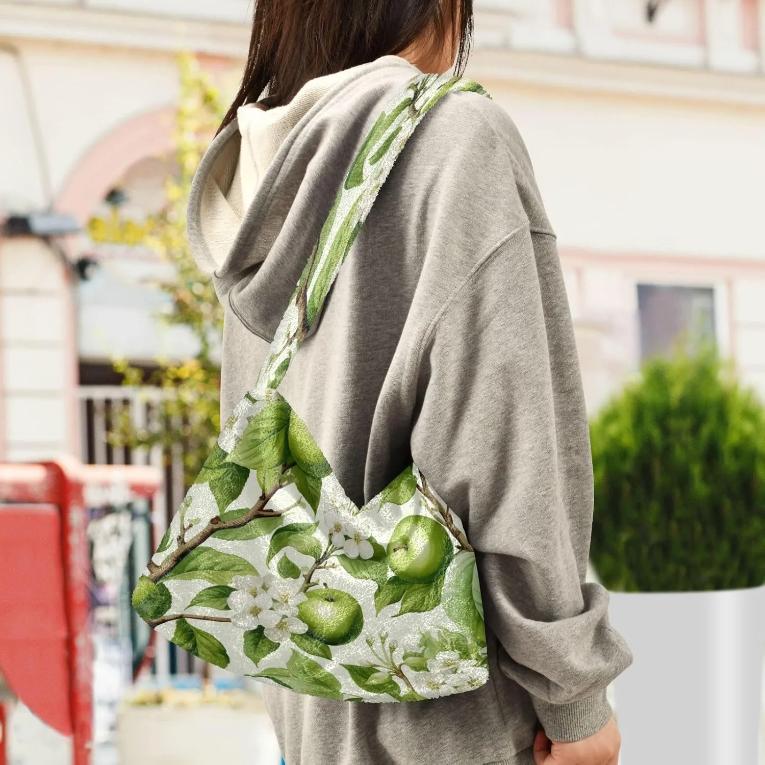 Solar System in Front of Planet Women's Shoulder Handbags, Womans Handbags, Autumn Handbags