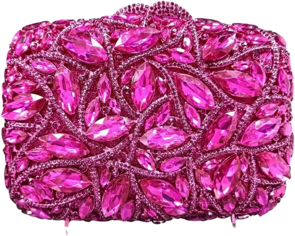 Sparkly Rhinestone Purse for Women Full Diamond Evening Clutch Bag Party Wedding Luxury Crystal Handbags