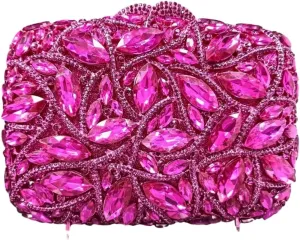 Sparkly Rhinestone Purse for Women Full Diamond Evening Clutch Bag Party Wedding Luxury Crystal Handbags