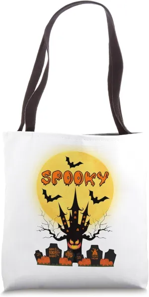 Spooky Fright Night Halloween Tote Bag