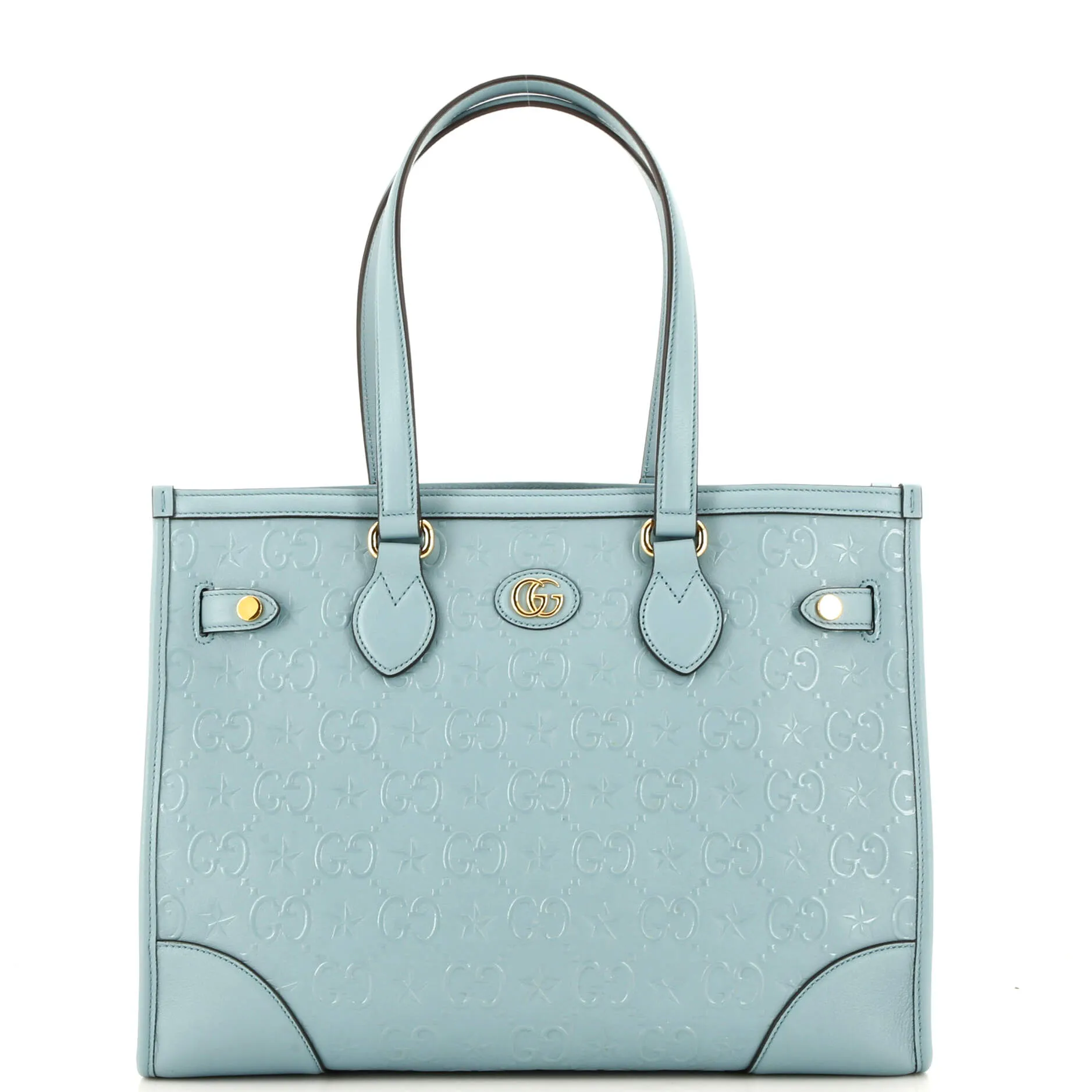 Star Tote GG Embossed Leather Medium