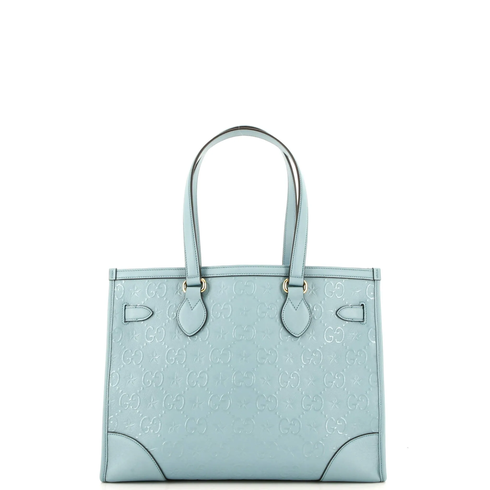 Star Tote GG Embossed Leather Medium