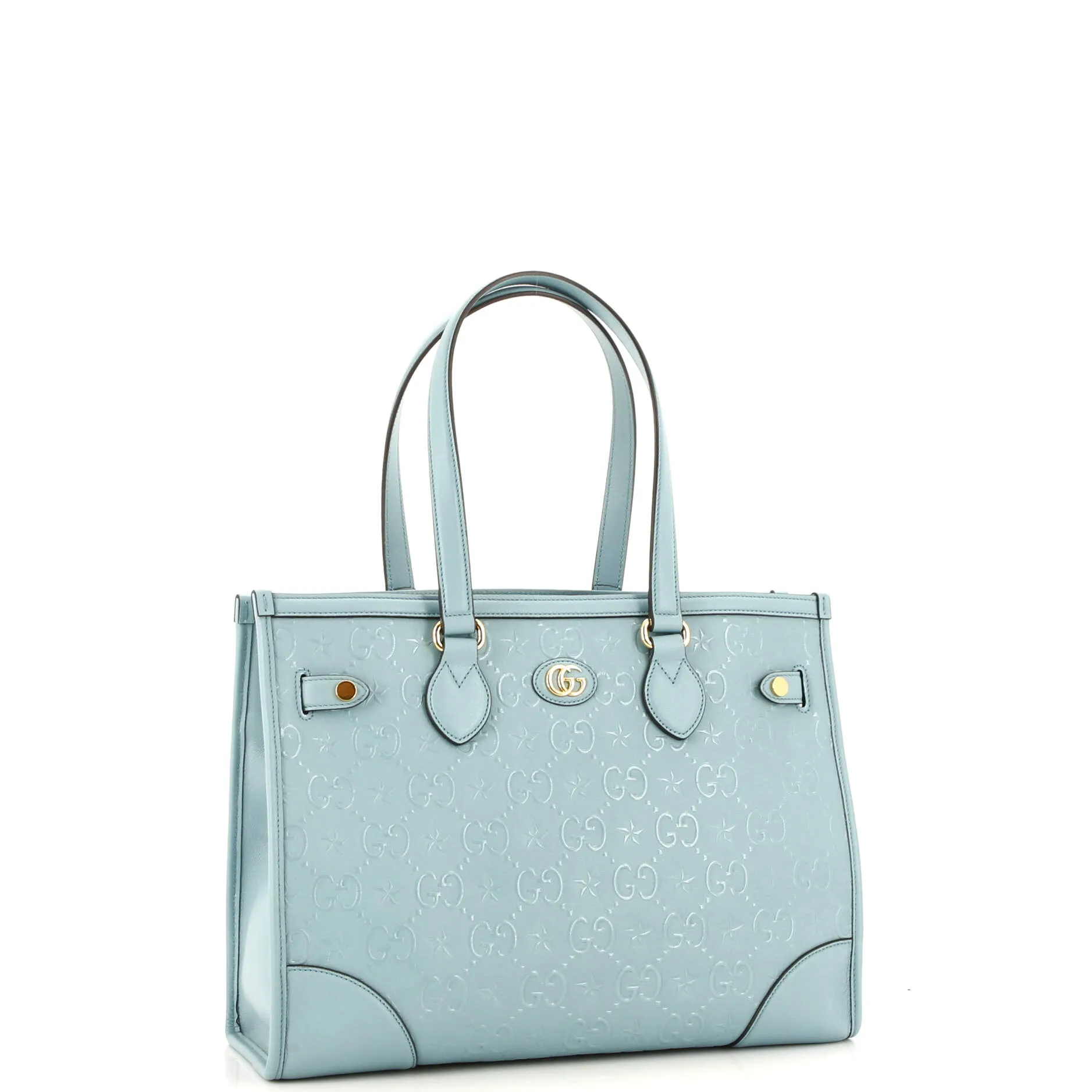 Star Tote GG Embossed Leather Medium