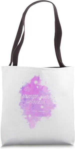 Strength Over Weakness Galaxy - Reye's Syndrome Awareness Tote Bag