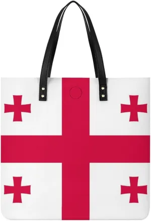 Stylish Hungary Flag Women's Tote Bag Spacious Leather Purse Ideal for Work and Leisure