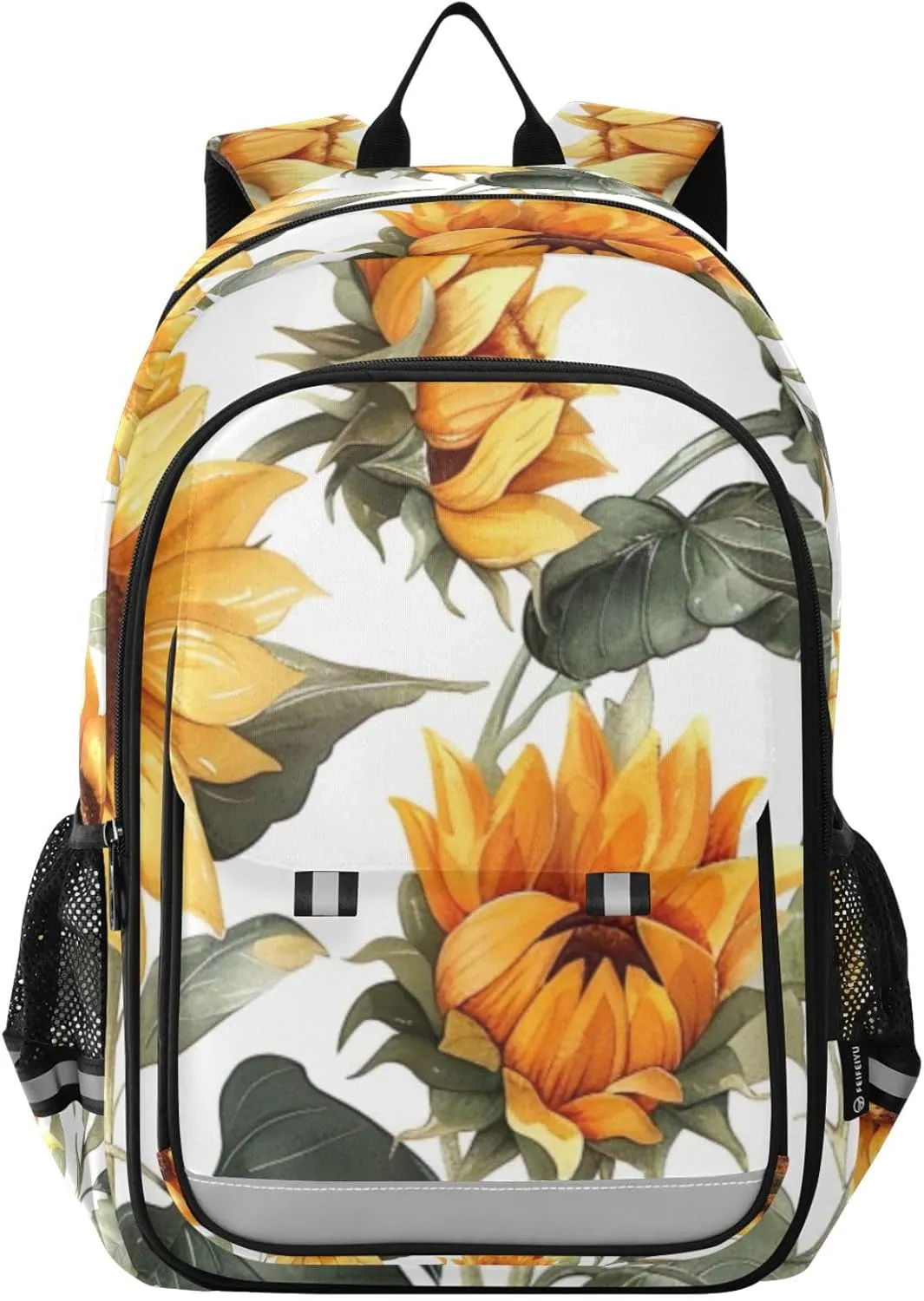 Sunflower Print Backpack for Boys Middle-School Elementary Bookbags 20325325