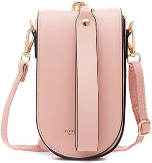 Sunwel Fashion Trendy Cell Phone Bag 5 Card Slots Mini Crossbody Bag Phone Purse Detachable Wristlet for Women Girls