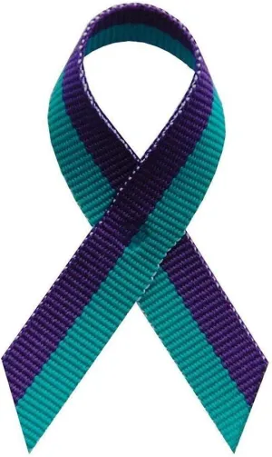 Support USA | American Made 125 Suicide Prevention Awareness Ribbons - Bag of 125 Lapel Ribbons with Clutch Pins