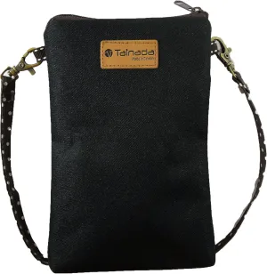 Tainada Women Crossbody Shoulder Travel Zippered Wallet Purse Clutch Phone Bag w/Detachable Strap (Black)