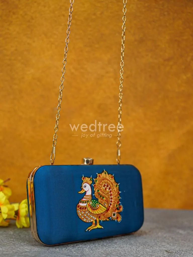 Tanjore Painted Sling Clutch - WL4246