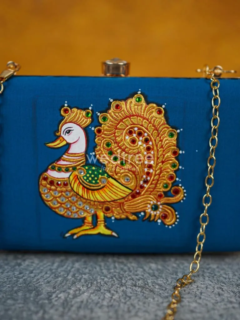 Tanjore Painted Sling Clutch - WL4246