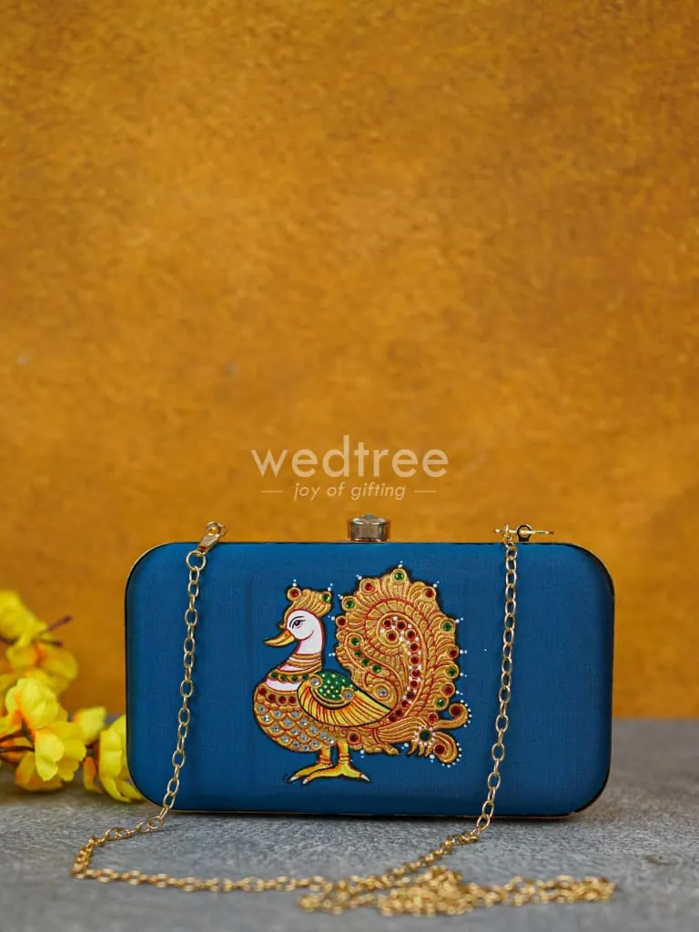 Tanjore Painted Sling Clutch - WL4246