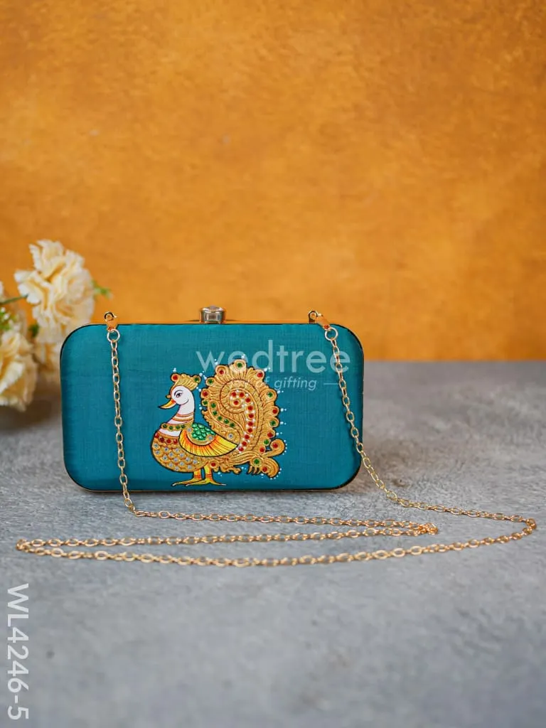 Tanjore Painted Sling Clutch - WL4246