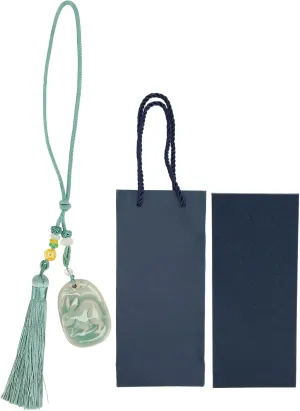 Tassel Pendant Chinese DIY Porcelain Beads Lightweight Attractive Decorative Hanging Animal Pendant Keychain for Gifts and Crafts (and GCL 004 Bunny)