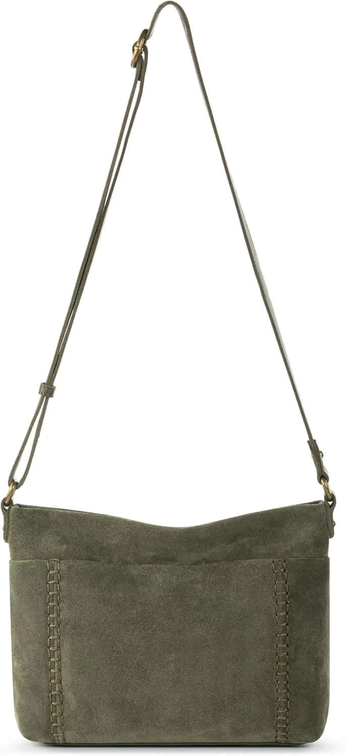 The Sak Melrose Crossbody Purse - Premium Leather Women's Handbag for Everyday & Travel - Cross Body Bag With Zipper Closure