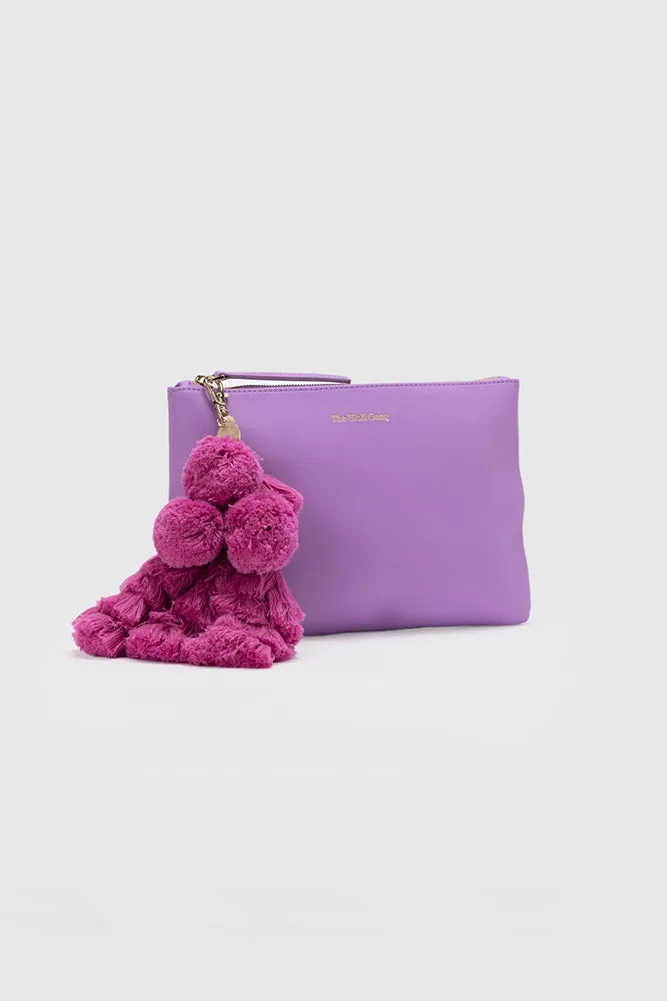THE WOLF GANG Bedouin Clutch Grape