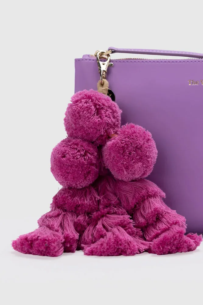 THE WOLF GANG Bedouin Clutch Grape